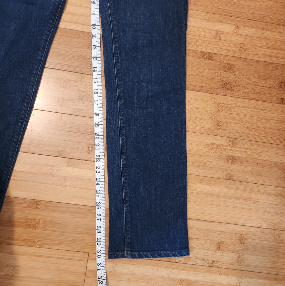LOFT Modern Straight-Leg Jeans in Dark Indigo, Size 6 - Picture 7 of 7